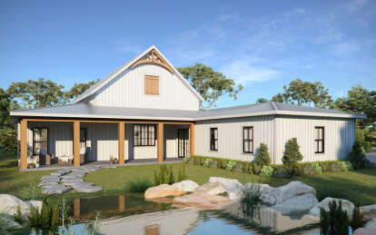 Barn House Plan #1776-00130 Elevation Photo