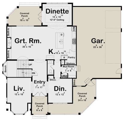 Main Floor  for House Plan #963-00797