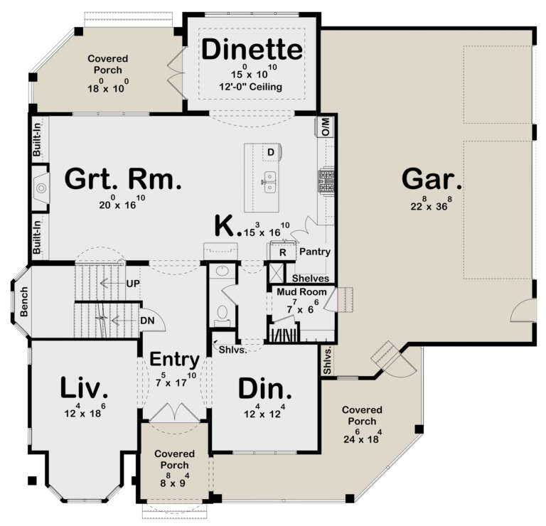 House Plan House Plan #29278 Drawing 1