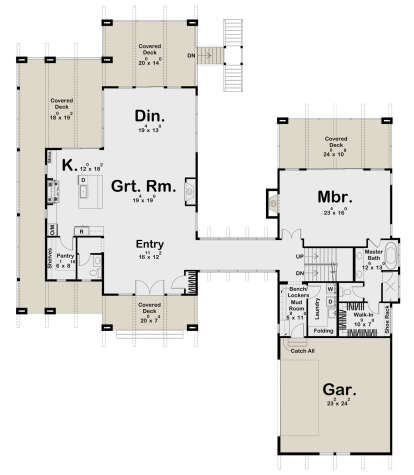 Main Floor  for House Plan #963-00798