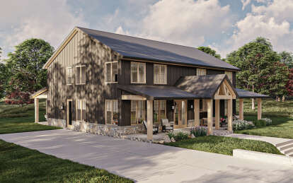 Craftsman House Plan #963-00799 Elevation Photo