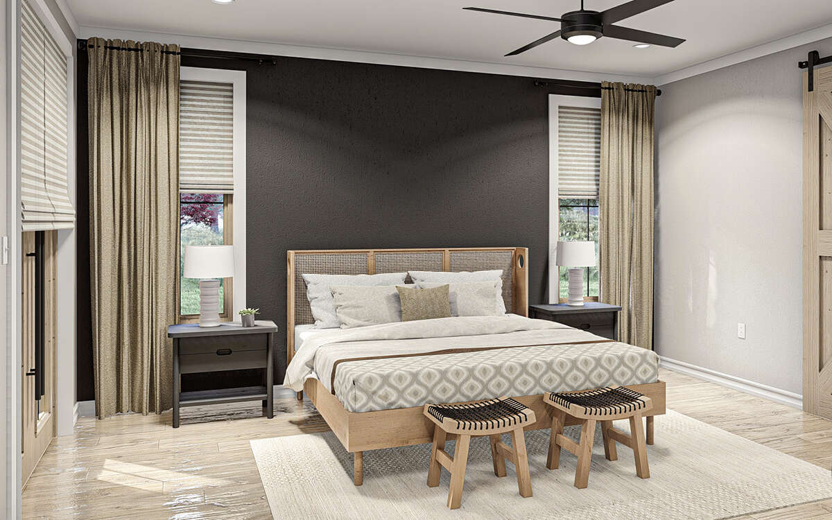 Craftsman Plan: 3,303 Square Feet, 4 Bedrooms, 2.5 Bathrooms - 963-00799