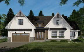 Modern Farmhouse House Plan #098-00383 Elevation Photo