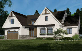 Modern Farmhouse House Plan #098-00383 Elevation Photo