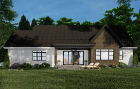Modern Farmhouse House Plan #098-00383 Elevation Photo