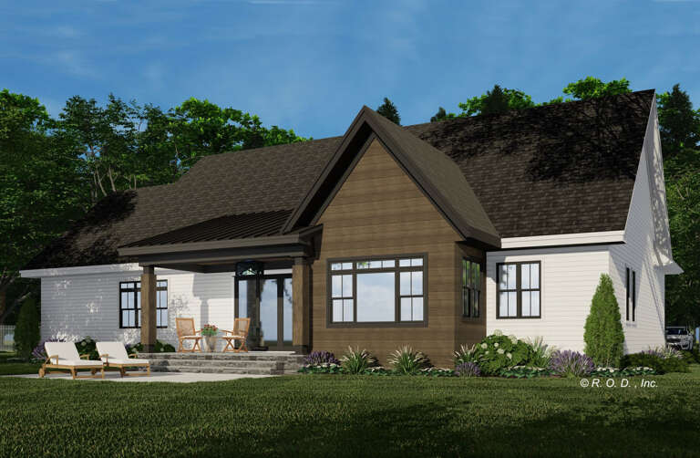 Modern Farmhouse House Plan #098-00383 Elevation Photo