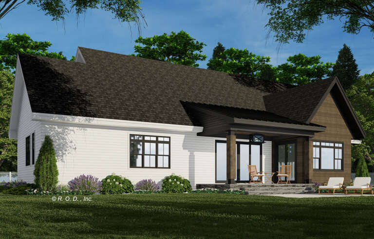 Modern Farmhouse House Plan #098-00383 Elevation Photo