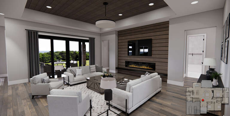 Modern Farmhouse House Plan #098-00383 Additional Photo