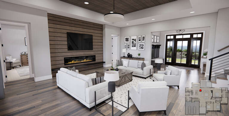 Modern Farmhouse House Plan #098-00383 Additional Photo