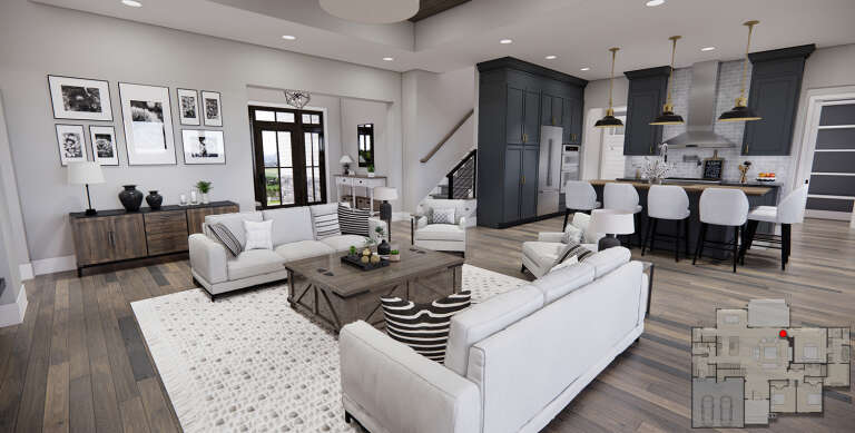 Modern Farmhouse House Plan #098-00383 Additional Photo