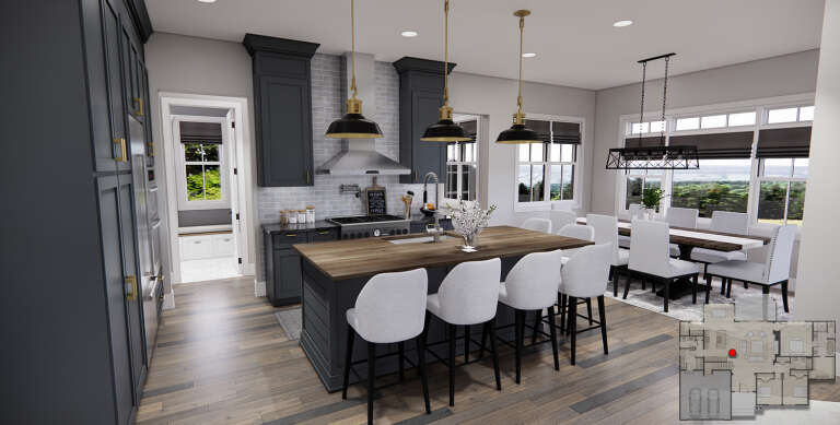 Modern Farmhouse House Plan #098-00383 Additional Photo
