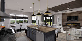Modern Farmhouse House Plan #098-00383 Additional Photo
