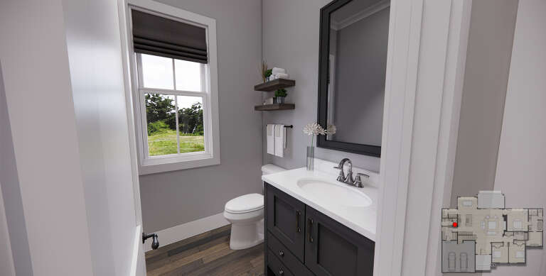 Modern Farmhouse House Plan #098-00383 Additional Photo