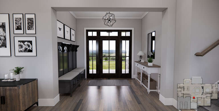 Modern Farmhouse House Plan #098-00383 Additional Photo