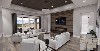 Modern Farmhouse House Plan #098-00384 Additional Photo
