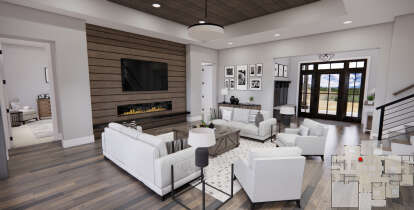 Modern Farmhouse House Plan #098-00384 Additional Photo