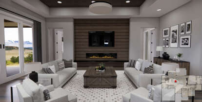 Modern Farmhouse House Plan #098-00384 Additional Photo