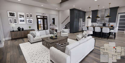 Modern Farmhouse House Plan #098-00384 Additional Photo