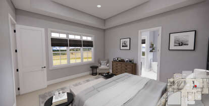 Modern Farmhouse House Plan #098-00384 Additional Photo