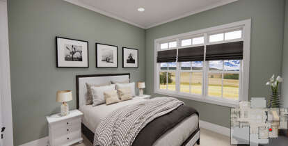 Modern Farmhouse House Plan #098-00384 Additional Photo