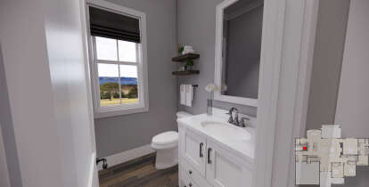 Modern Farmhouse House Plan #098-00384 Additional Photo
