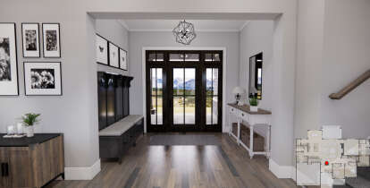 Modern Farmhouse House Plan #098-00384 Additional Photo