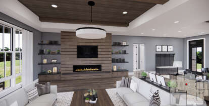 Modern Farmhouse House Plan #098-00387 Additional Photo