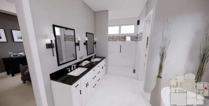 Modern Farmhouse House Plan #098-00387 Additional Photo