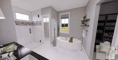 Modern Farmhouse House Plan #098-00387 Additional Photo