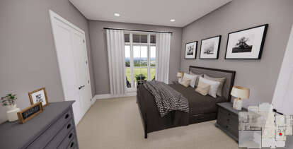 Modern Farmhouse House Plan #098-00387 Additional Photo