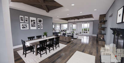 Modern Farmhouse House Plan #098-00387 Additional Photo