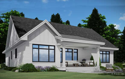 Modern Farmhouse House Plan #098-00388 Elevation Photo