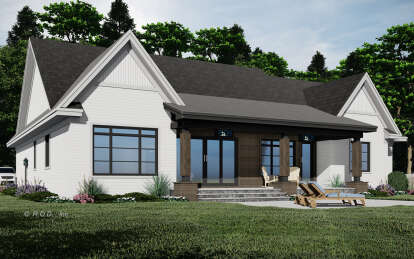 Modern Farmhouse House Plan #098-00392 Elevation Photo