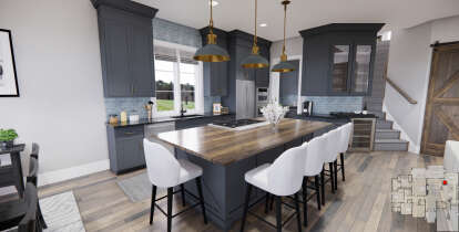 Modern Farmhouse House Plan #098-00392 Additional Photo