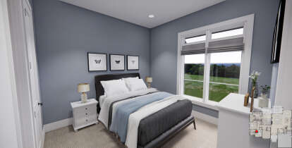 Modern Farmhouse House Plan #098-00392 Additional Photo