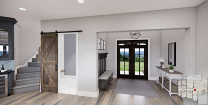 Modern Farmhouse House Plan #098-00392 Additional Photo