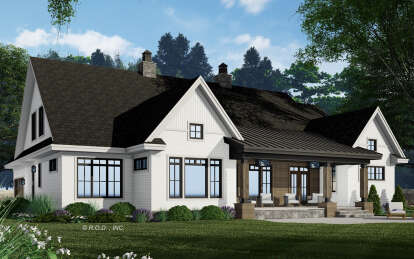 Modern Farmhouse House Plan #098-00394 Elevation Photo