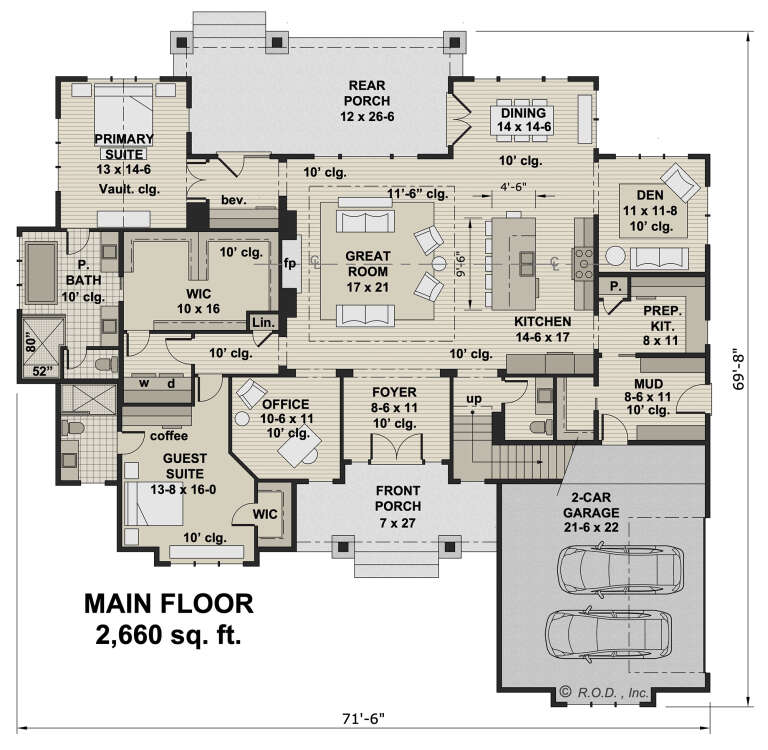 House Plan House Plan #29293 Drawing 1