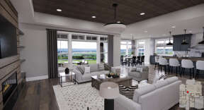 Modern Farmhouse House Plan #098-00395 Additional Photo