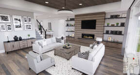 Modern Farmhouse House Plan #098-00395 Additional Photo