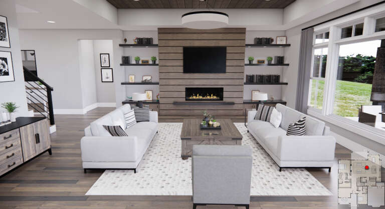 Modern Farmhouse House Plan #098-00395 Additional Photo