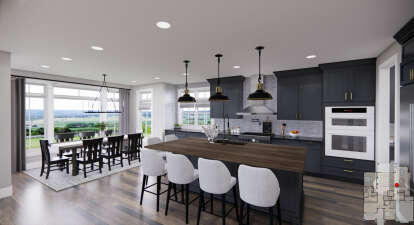 Modern Farmhouse House Plan #098-00395 Additional Photo