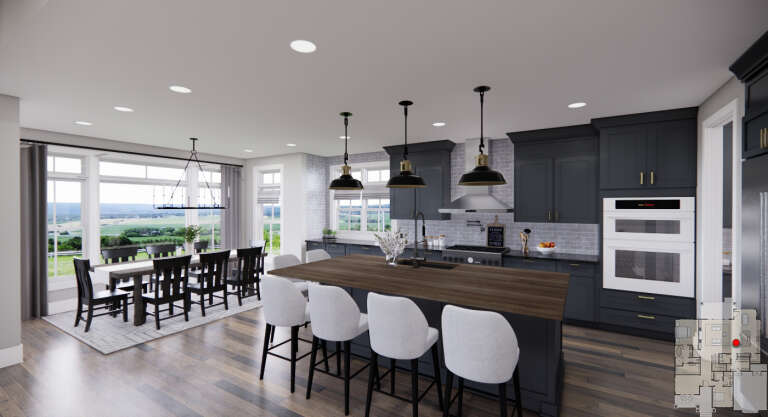 Modern Farmhouse House Plan #098-00395 Additional Photo