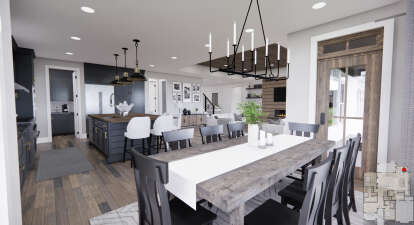 Modern Farmhouse House Plan #098-00395 Additional Photo