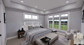 Modern Farmhouse House Plan #098-00395 Additional Photo