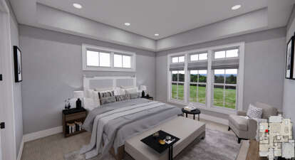 Modern Farmhouse House Plan #098-00395 Additional Photo