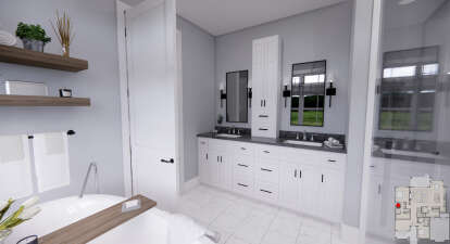 Modern Farmhouse House Plan #098-00395 Additional Photo