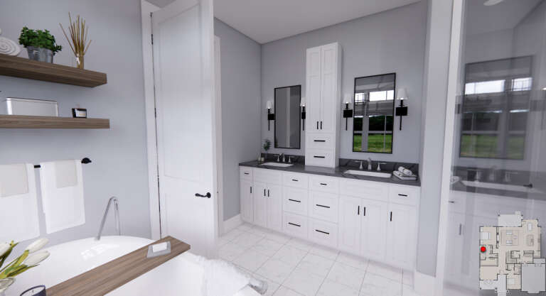 Modern Farmhouse House Plan #098-00395 Additional Photo