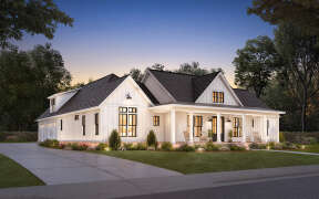Modern Farmhouse House Plan #4534-00101 Elevation Photo