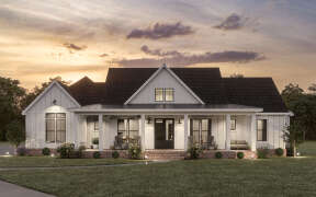 Modern Farmhouse House Plan #4534-00101 Elevation Photo